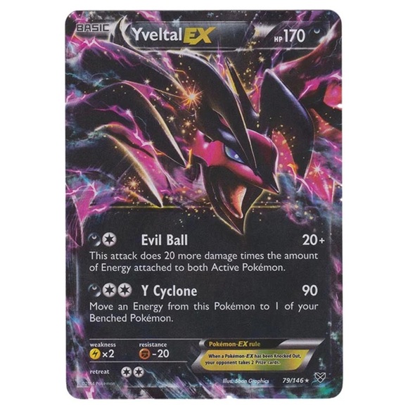 Yveltal EX Pokémon Card - Picture 1 of 2